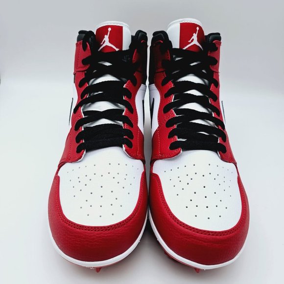 Nike Jordan 1 TD Mid Chicago Football Cleats FJ6805-106 main image 6